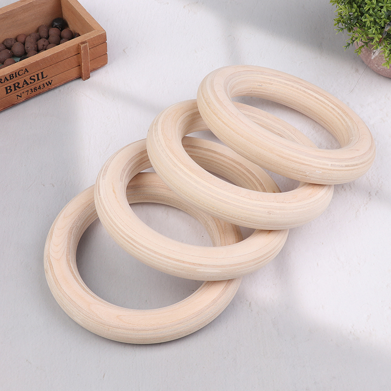 New-2Pcs/Pairs Wooden Ring Por - Gymnastic Ring Wood ulasan dan harga